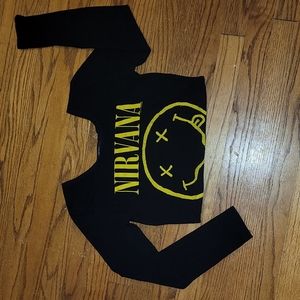 NWOT Nirvana Crop Long Sleeve